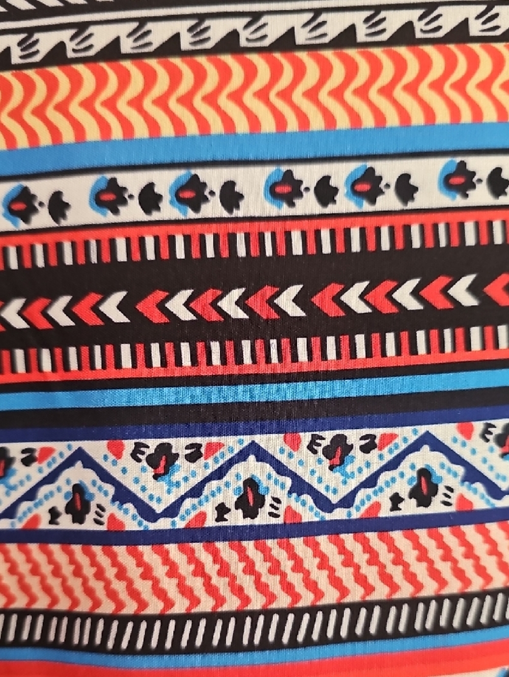Striped Tribal Maxi Dress in Multicolor - Picture 4 of 4